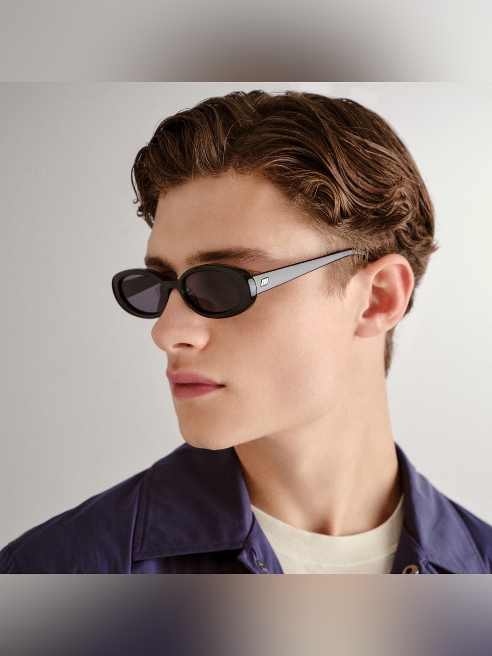 Outta Love Oval Sunglasses Black BNWT - Picture 8 of 9